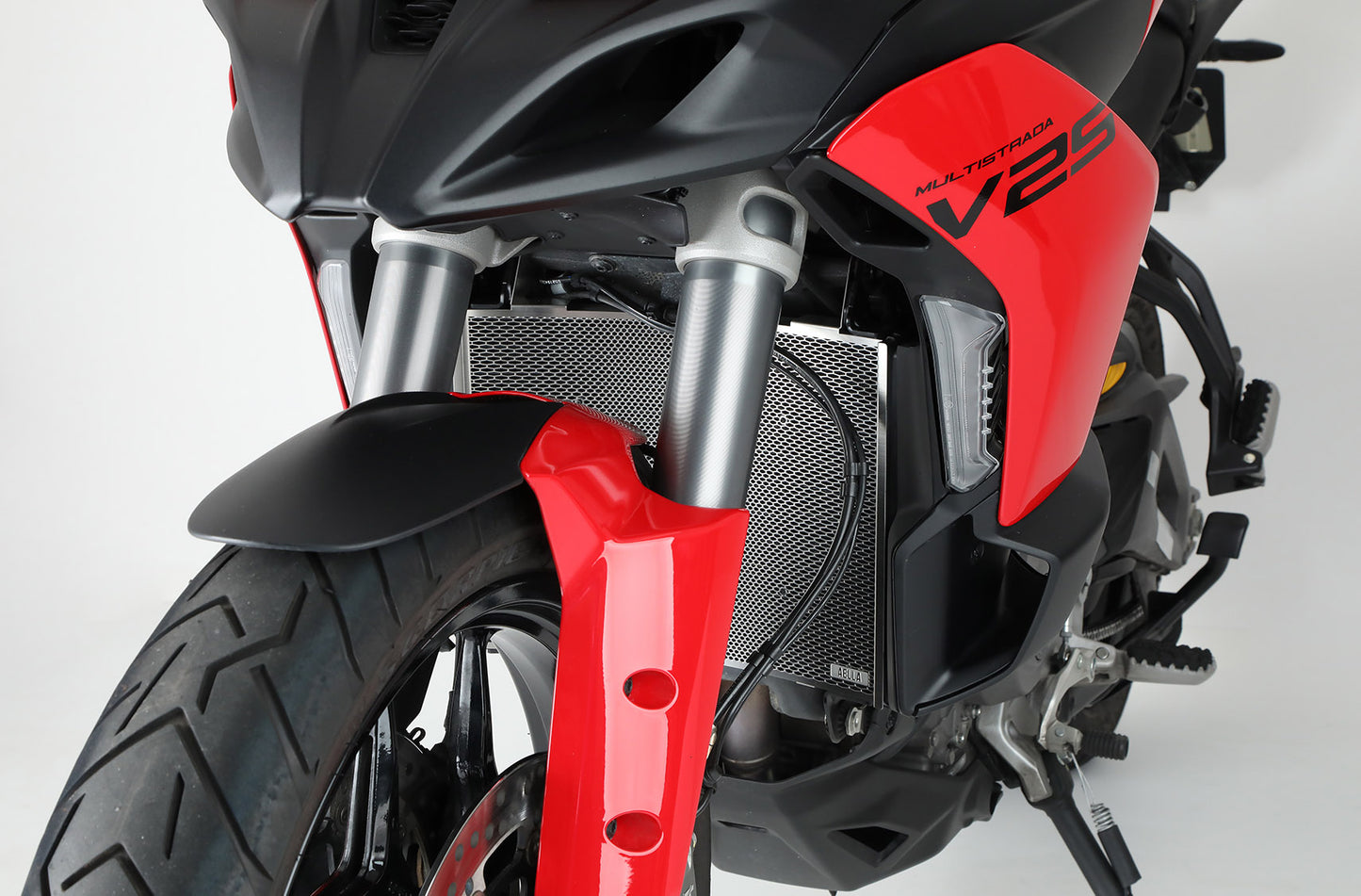 AELLA AE-57059 Radiator Protector for DUCATI Panigale V2S (late model 2025) with bracket