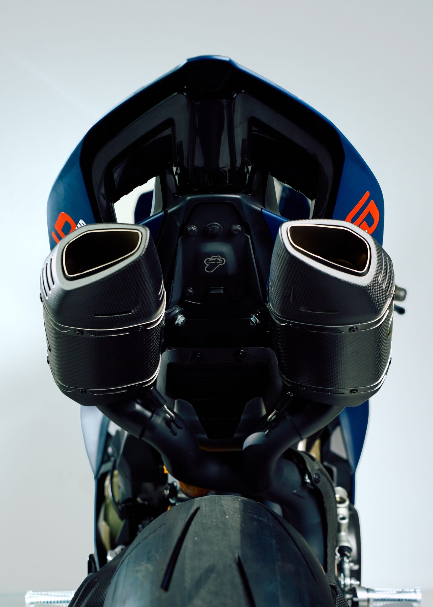 世界限定100 DUCATI 2025-2026 PanigaleV4 D23109400BCC CENTENARIO CARBON-STAINLESS STEEL BLACK RACING FULL EXHAUST Termignoni