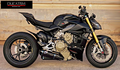 8/21 Italy stock available Termignoni DUCATI Panigale V4 slip-on D184 black silencer BlackEdition TERMIGNONI UpMap with T800 D18409400INA