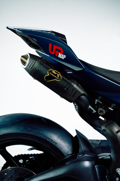 世界限定100 DUCATI 2025-2026 PanigaleV4 D23109400BCC CENTENARIO CARBON-STAINLESS STEEL BLACK RACING FULL EXHAUST Termignoni