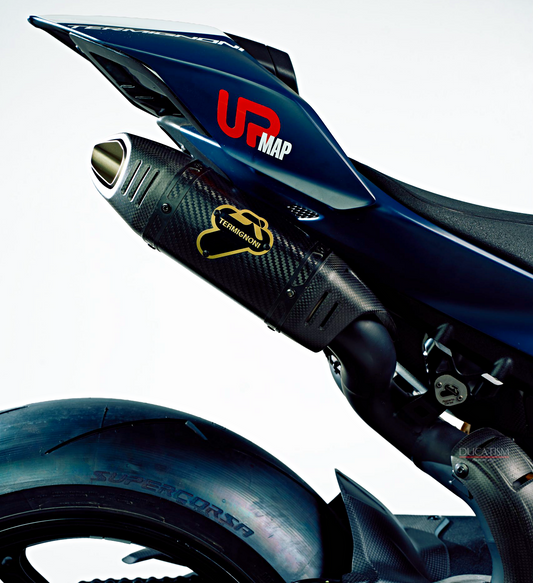 世界限定100 DUCATI 2025-2026 PanigaleV4 D23109400BCC CENTENARIO CARBON-STAINLESS STEEL BLACK RACING FULL EXHAUST Termignoni