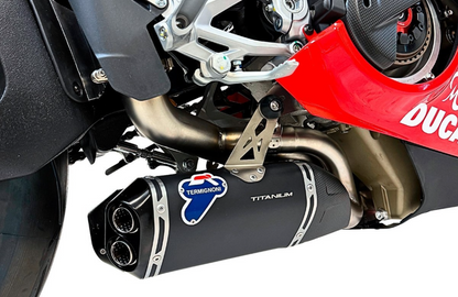 Termignoni Slip-On Exhaust Unit D23509440INA for DUCATI Panigale V4 2025-2026, available in Italy.