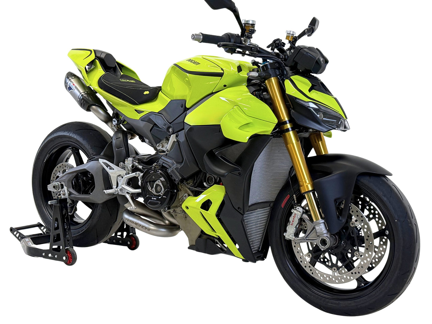 イタリア在庫あり DUCATI 2025 StreetFighterV4 コンプリートエキゾーストユニット D24209400ITC  Termignoni D242094