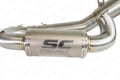 SC-PROJECT - S1 slip-on silencer &amp; 2-1 link pipe with dedicated catalyzer (silence baffle included) PANIGALE V2 '20-24 D35-LT41T