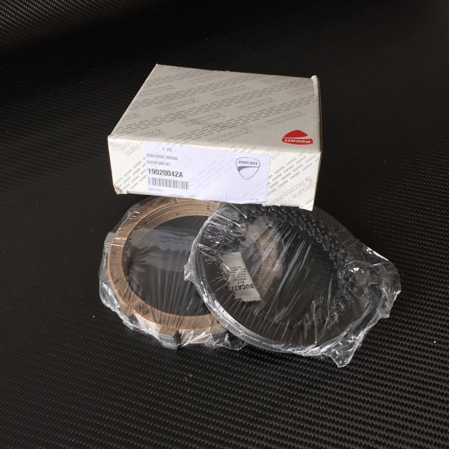 DUCATI Genuine Dry Clutch Disc 19020042A Compatible with 996R, 998R, 998, 998FE, 999R, and 916SPS Motorcycles