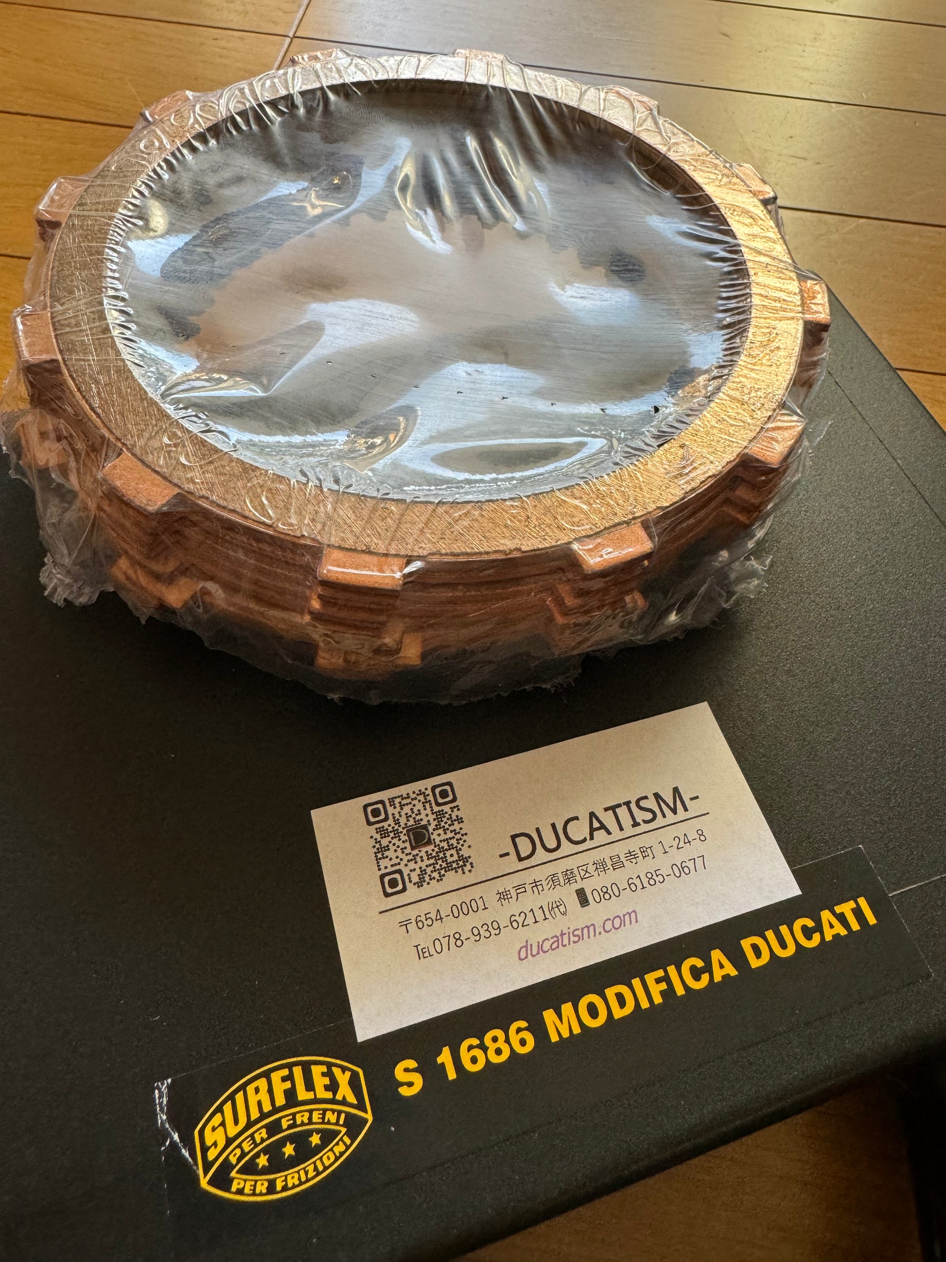 SURFLEX 乾式クラッチディスク 新 S1686 DUCATI 750 F1(2型乾式以降)強化型 /89-90 900SS 旧S144 ...