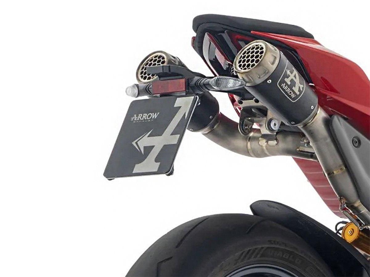ARROW チタンマフラー カーボンエンド付Ducati パニガーレ旧型v2