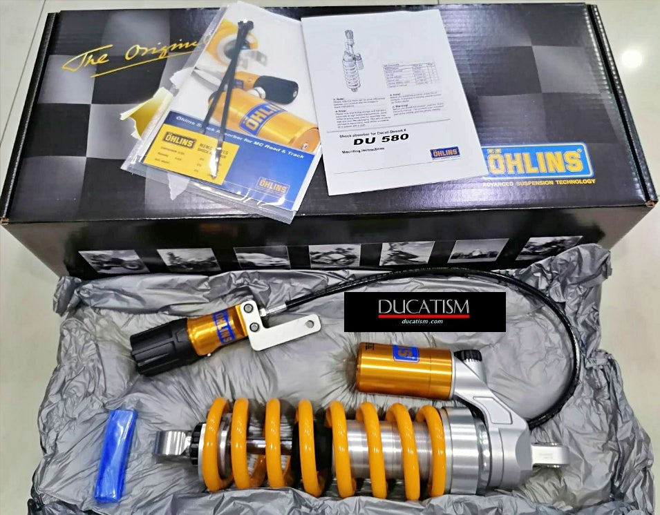 1月8日イタリア在庫あり DU580 OHLINS オーリンズ リアサスペンション DUCATI DESERT X 2022-2023 ドゥ –  DUCATISM