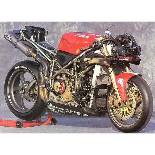 国内在庫あり EVR DUCATI 916/996/998用カーボンウォータータンク