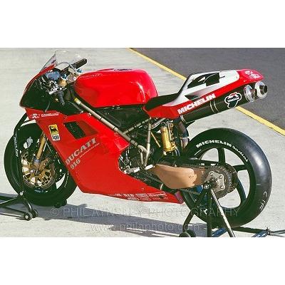 国内在庫あり EVR DUCATI 916/996/998用カーボンウォータータンク