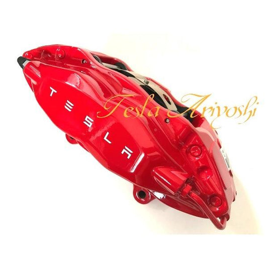 In Stock Tesla Model S Performance Genuine 2012-2019 Red Caliper Front and Rear Set TESLA MODEL S Made in Italy by Brembo