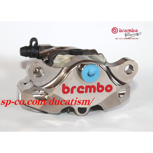 Brembo Racing GP2-SS CNC Rear Caliper Nickel Coated 84mm Pitch with Pads 120.A441.40 Brembo Genuine 120A44140