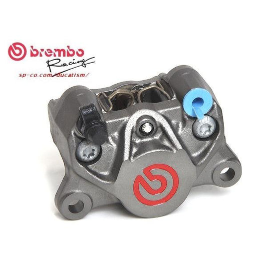 In stock Brembo rear caliper 2pod 34φ red b mark titanium color 84mm with pad 20B85278 Brembo genuine product red logo 20.B852.73