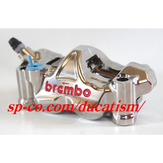 8/21 Italy in stock May sale brembo GP4-PR radial monoblock CNC caliper left and right set nickel coat 108mm Brembo racing XB6E510.XB6E511
