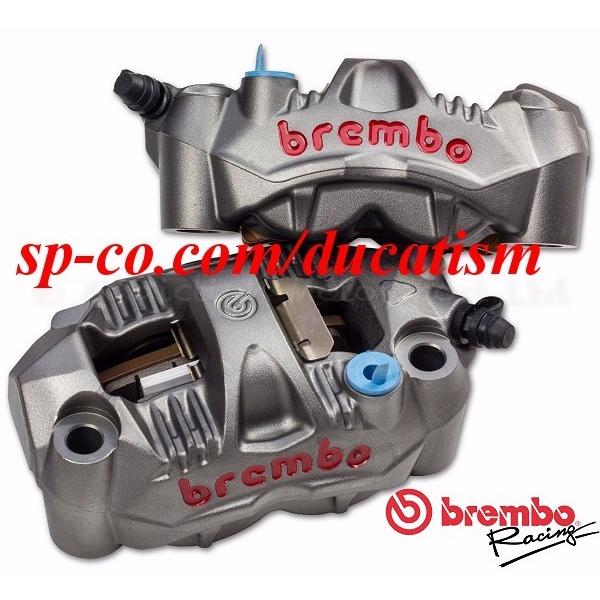 brembo GP4-RS モノブロックラジアルマウントブレーキキャリパー 30/30 108mm 左右セット パッド付 220.C783.10 ブレンボ純正品