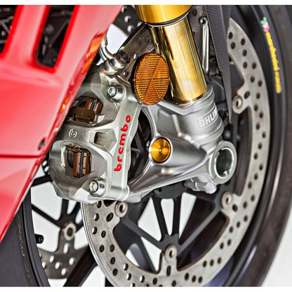 In stock brembo STYLEMA radial monoblock 4P brake caliper 100mm left and right set with pad 220.D020.10