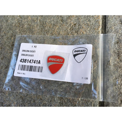 DUCATI genuine logo sticker Ducati 1299 Pangale 1199/1198SP/1198/848EVO/Monster 1200/1100 Evo/797/696 emblem decal 43814741A