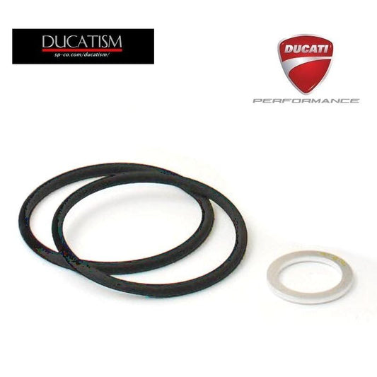 In stock DUCATI genuine Panigale 1299/1199/959/899 for oil filter 2 genuine O-rings + genuine drain washer set 88650561A + 85250541A Panigale