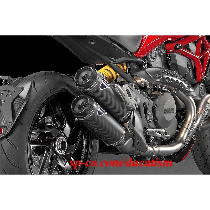 5/19イタリア在庫あり Termignoni テルミニョーニ DUCATI Monster1200 2014-2016 スリッ プオン EU承認 カーボンサイレンサー 96480321A D145
