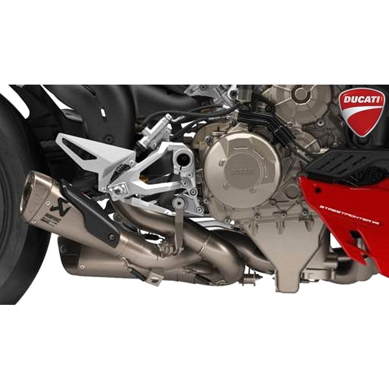 6/4 Italy Stock DUCATI Panigale V4 2022-2023 Panigale V4 Slip-on Silencer Akrapovic Ducati DP Genuine Product 96482101A