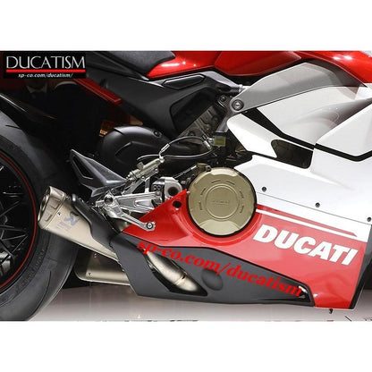 In stock DUCATI Panigale V4 heel plate left and right set 96981061A 96981062A Ducati PanigaleV4/StreetFighterV4/V2DP genuine heel guard