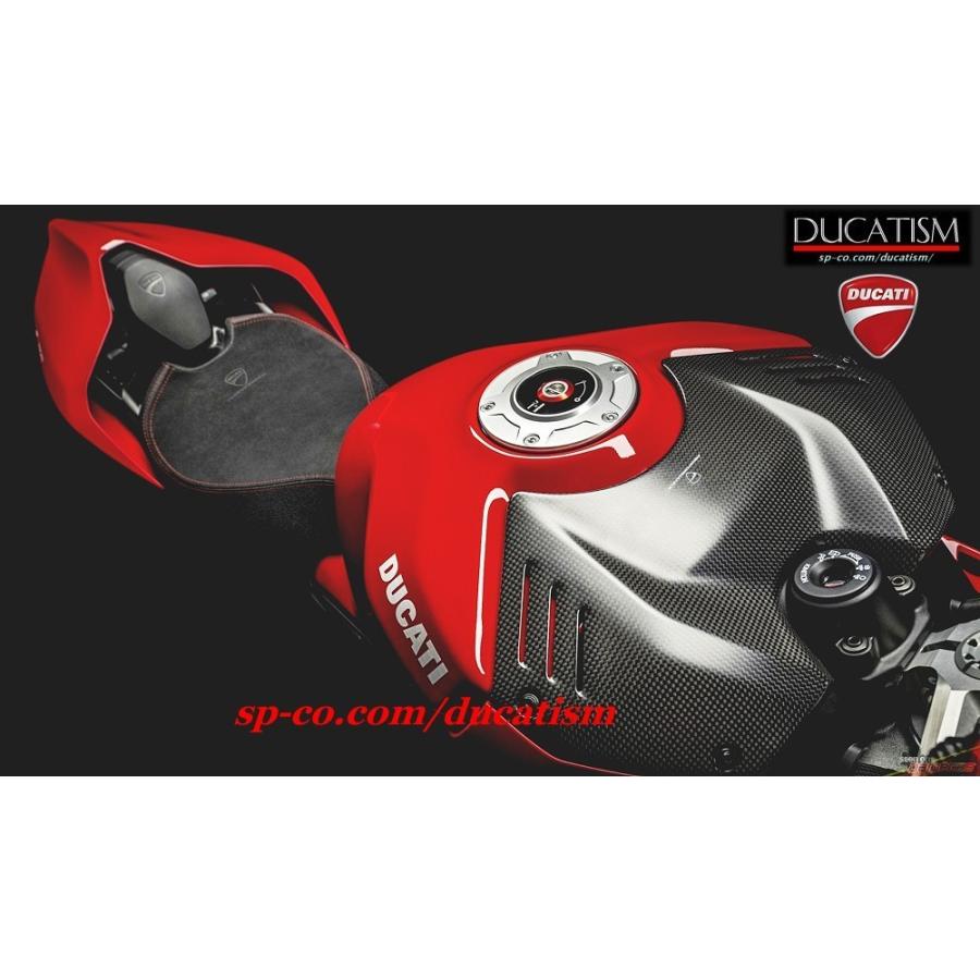 DUCATI パニガーレ V4 -2021 96981051A カーボンファイバー製タンクカバー ドゥカティ Panigale V4  DUCATIパフォーマンス正規純正品