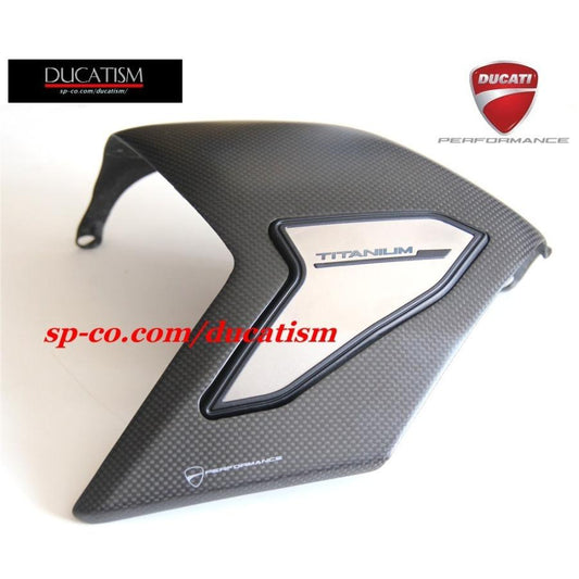 July Sale DUCATI Panigale V4 Swing Arm Carbon &amp; Titanium Protector Cover Ducati Panigale V4 DP Genuine Product 96989991C