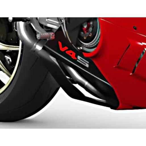 DUCATI 2022-2024 Panigale V4 Racing Lower Fairing Set Akrapovic Full Exhaust / Silencer Panigale V4 97181071AA Ducati Genuine Product