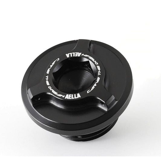 In stock AELLA AE-71007 black oil filler cap hexagonal hole type DUCATI Panigale V4/1299/1199/959/899/Monster 1200/Scrambler