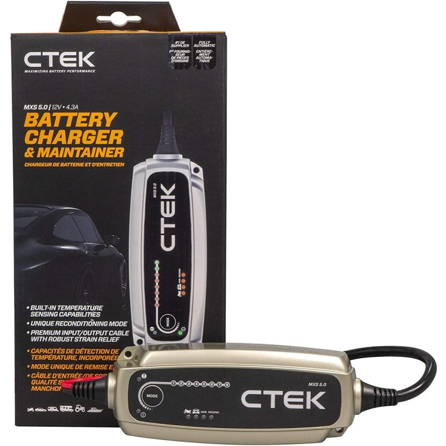 あすつく 1年国内保証 CTEK MXS5.0 充電器 2024年仕入 次世代12V ...