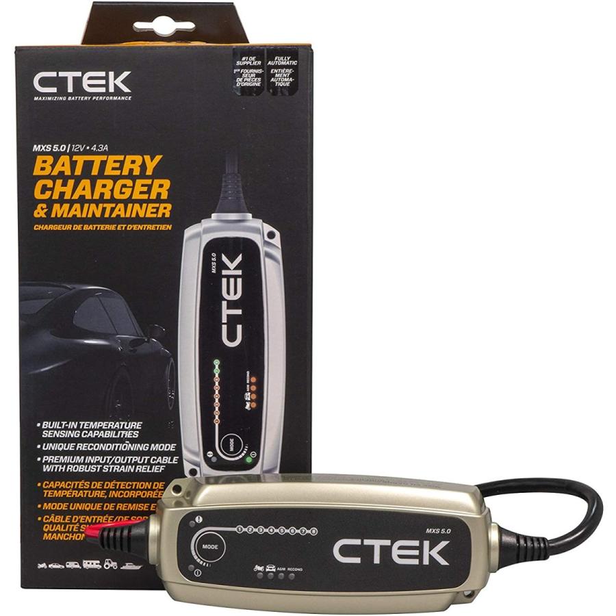 1年国内保証 CTEK MXS5.0 充電器 2023年版 次世代12V バッテリー