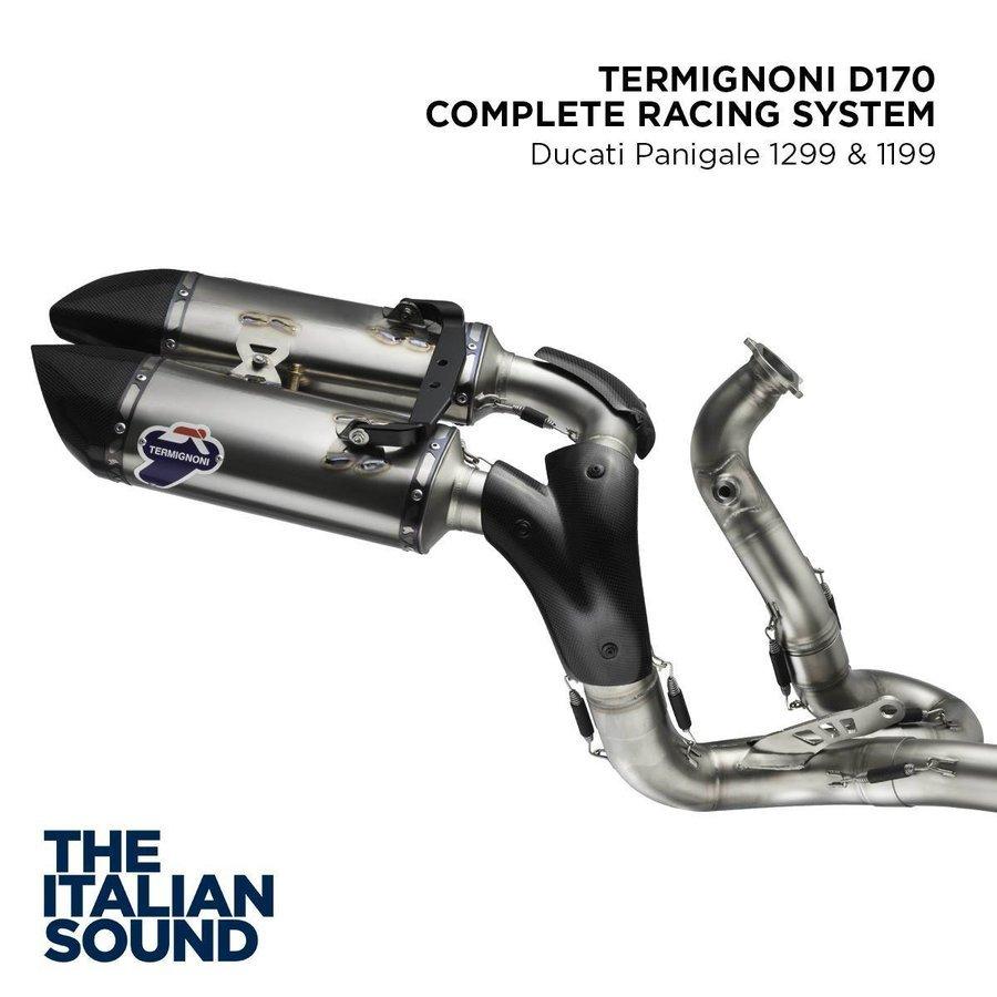  Italy Stock Termignoni D17009400ITC DUCATI 1299 1199 Panigale D170 RACING  Complete up-type Exhaust TERMIGNONI