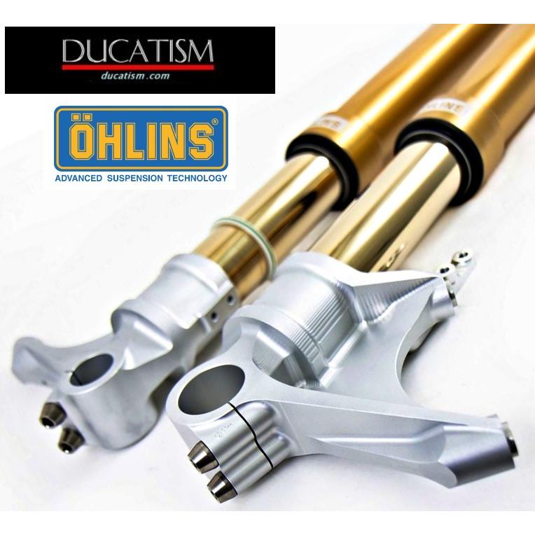 5/17 Stock in Italy Stock in Italy FGRT214 OHLINS OHLINS front fork DUCATI P anigale V4/V2/899/959 Panigale FG R&amp;T NIX 43mm black