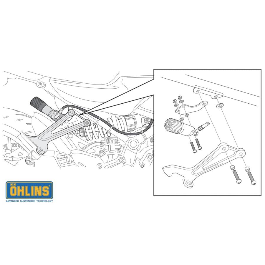 8/13イタリア在庫あり KA740 OHLINS オーリンズ リアサスペンション