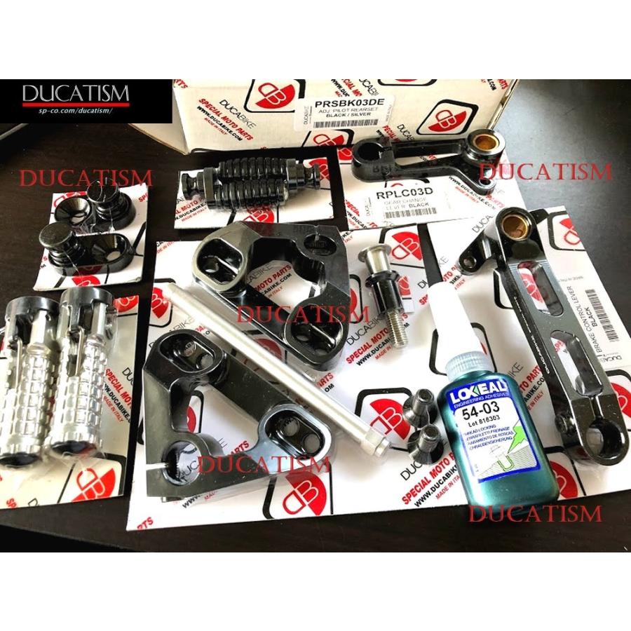 DUCABIKE DUCATI 998/996/916/748 SBK ステップkit Racing コルサ 可倒式 PRSBK03DE  PRSBK03DD