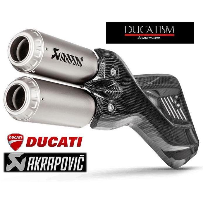Ducati Multistrada 1200ED/1260ED/950/ S 2017-2020 e4 approved silencer Akrapovic DUCATI Multistrada S-D9SO10-HIFFT