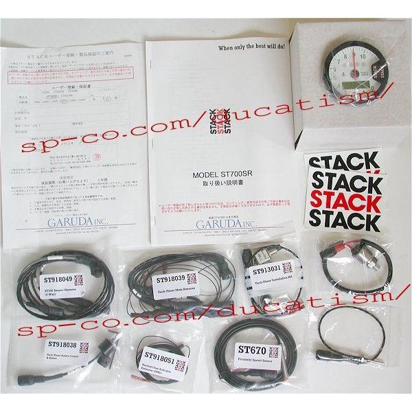 STACK Stack ST700SR Tachometer Speedometer Display Domestic Regular Import Japanese Instruction Manual 1 Year Warranty Included