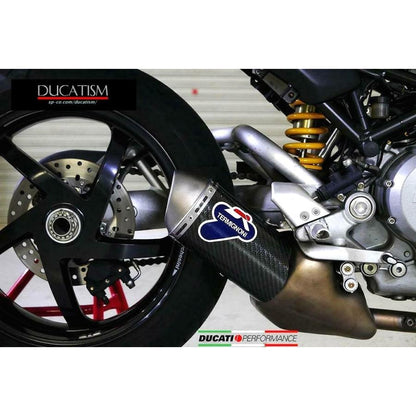 5/7 In stock in Italy Termignoni Short MonsterS4R/S4RS Testastretta Carbon Silencer DUCATI Monster Slip-on Muffler TERMIGNONI