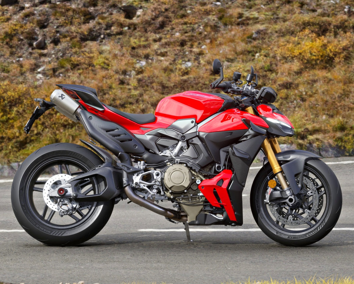 DUCATI 2025-2026 StreetFighter V4 Carbon Fiber Wing Set (Part Number 96982121AA) - Genuine DP Part