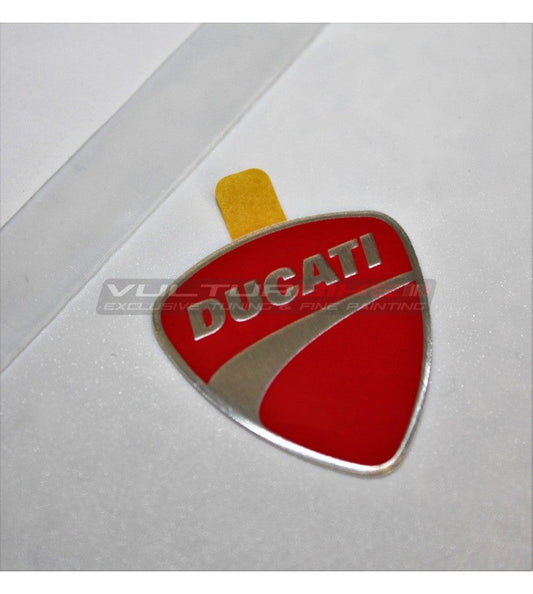 DUCATI genuine logo metal sticker Ducati 3D emblem decal DUCATI 3D LOGO DECAL 43814751A