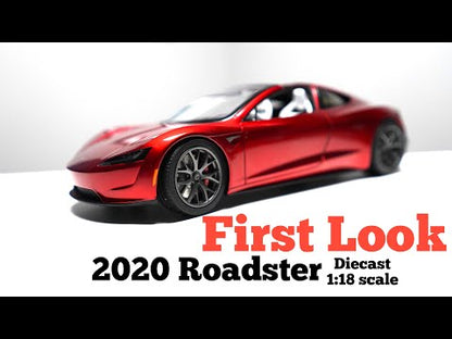国内在庫あり TESLA Diecast 1:18 Scale New Roadster テスラ純正品 ダイキャスト 1/1８ New ロードスター モデルカー ミニカー