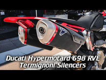 テルミニョーニ DUCATI HyperMotard698 MONO 2024 ハイパーモタード 698 Euro 基準適合サイレンサー 96482321AA Termignoni