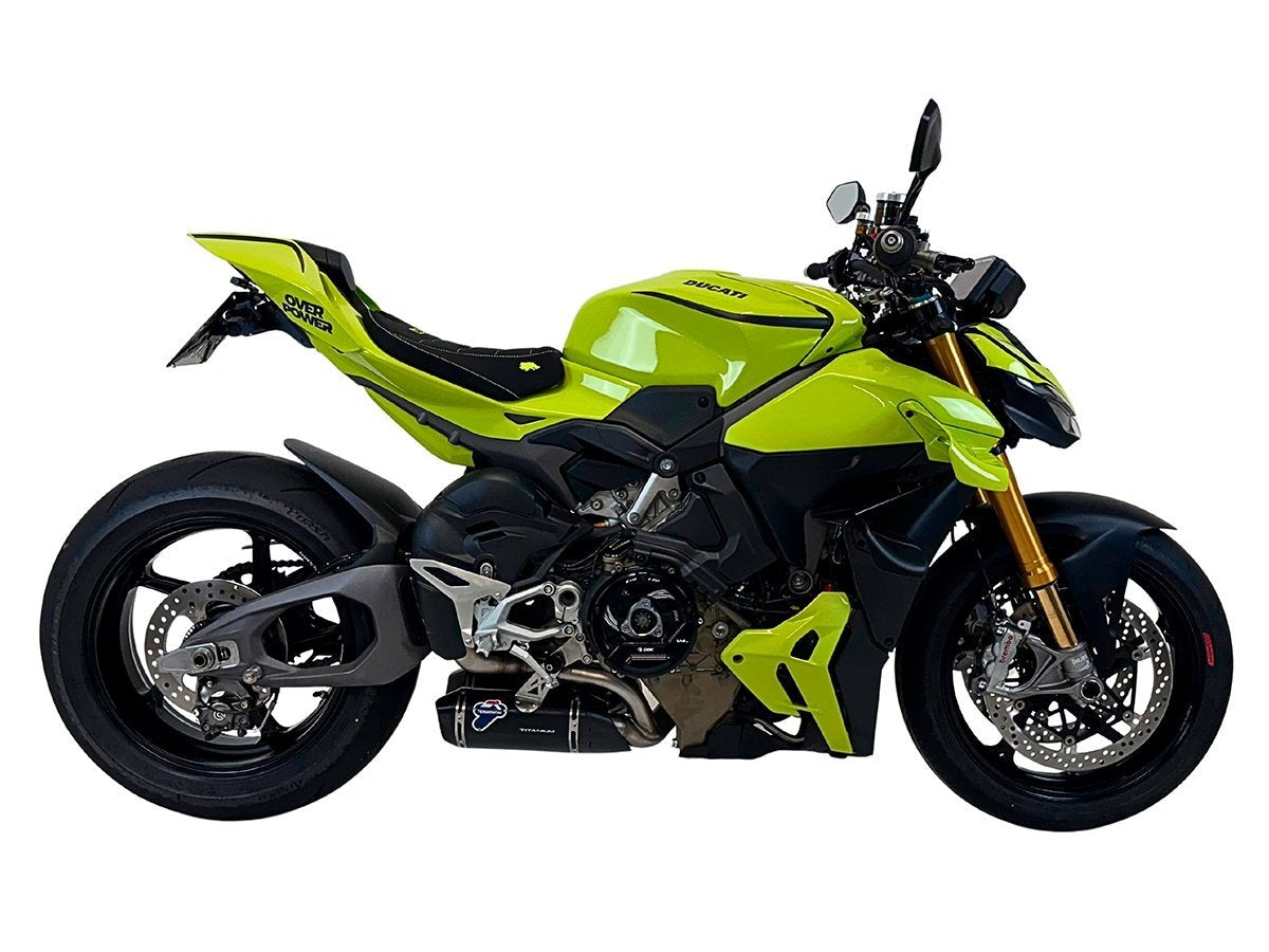 DUCATI 2025-2026 Panigale V4 Slip-On Exhaust Unit D23509440INA Termignoni, in stock in Italy.