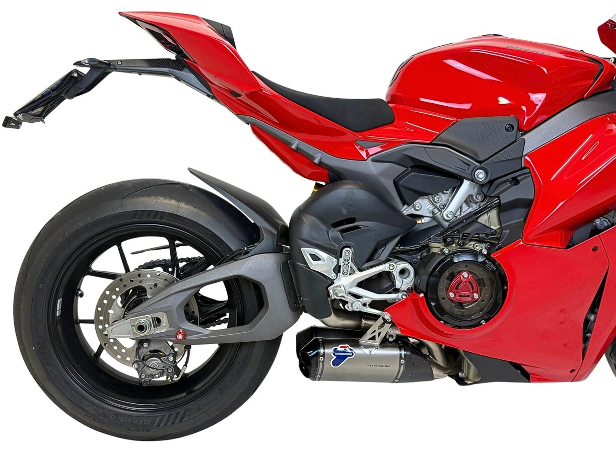 DUCATI 2025-2026 Panigale V4 Slip-On Exhaust Unit D23509440INA Termignoni, in stock in Italy.