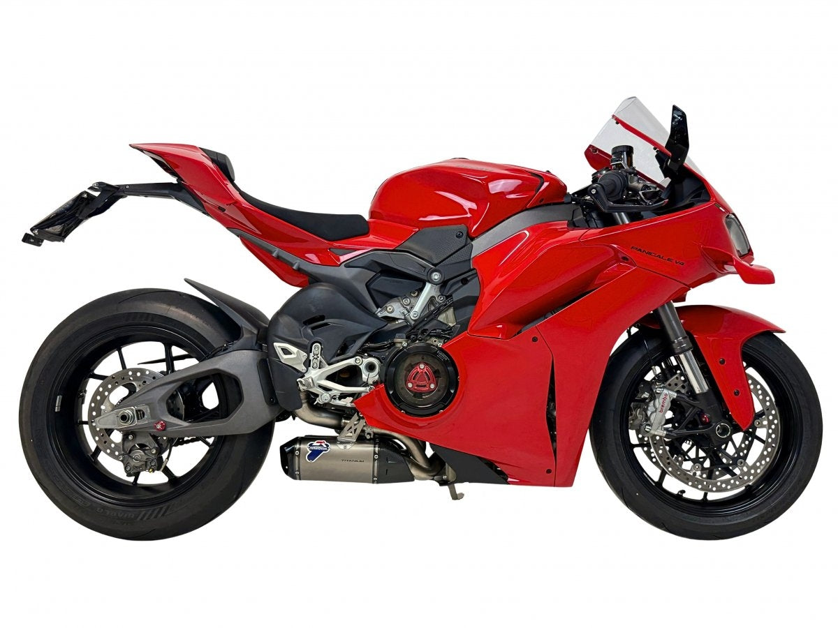 DUCATI 2025-2026 Panigale V4 Slip-On Exhaust Unit D23509440INA Termignoni, in stock in Italy.