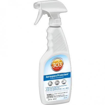 303 Aerospace Protectant 473ml UV-Schutzspray Pflegespray für Kunststoff, Vinyl, Gummi, Leder, Plastik, Kunstleder und Fiberglas Gratis PFAHLER-Pinsel